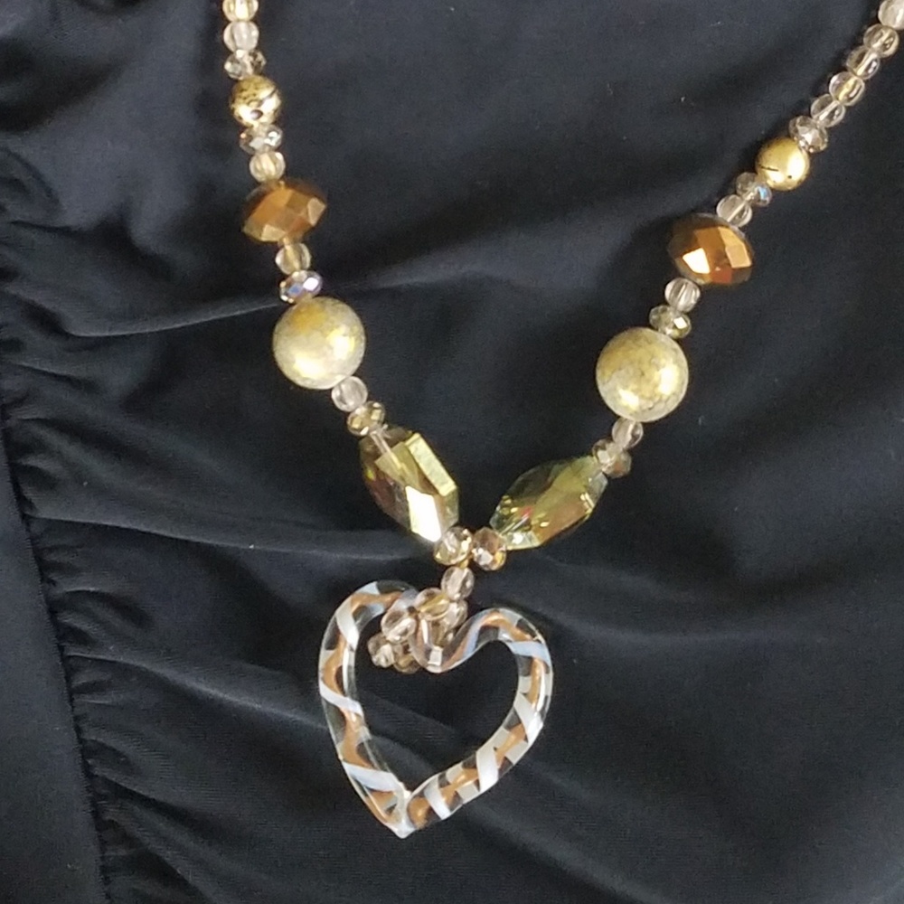 glass beaded necklace